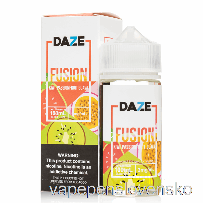 Kiwi Passionfruit Guava - 7 Dze Fusion - 100 Ml 3 Mg Vape Pero